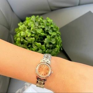 Hermes Clipper Silver/Pink 100% authentic